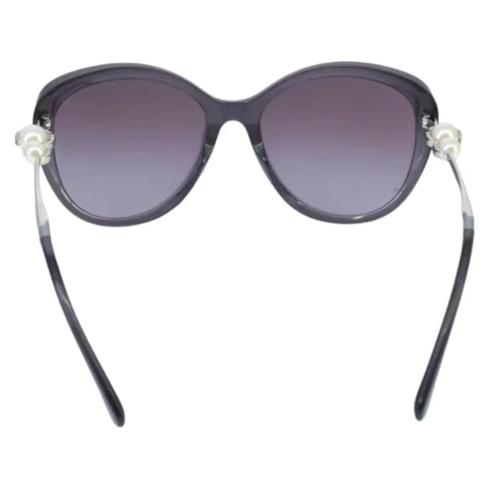 Chanel Vintage Pre-owned Plastic sunglasses Purple Dames