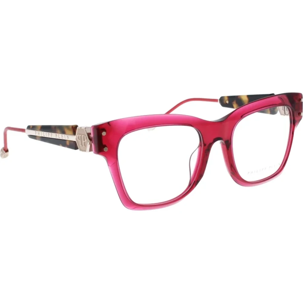 Philipp Plein Queen Bril met 3 jaar garantie Red Dames