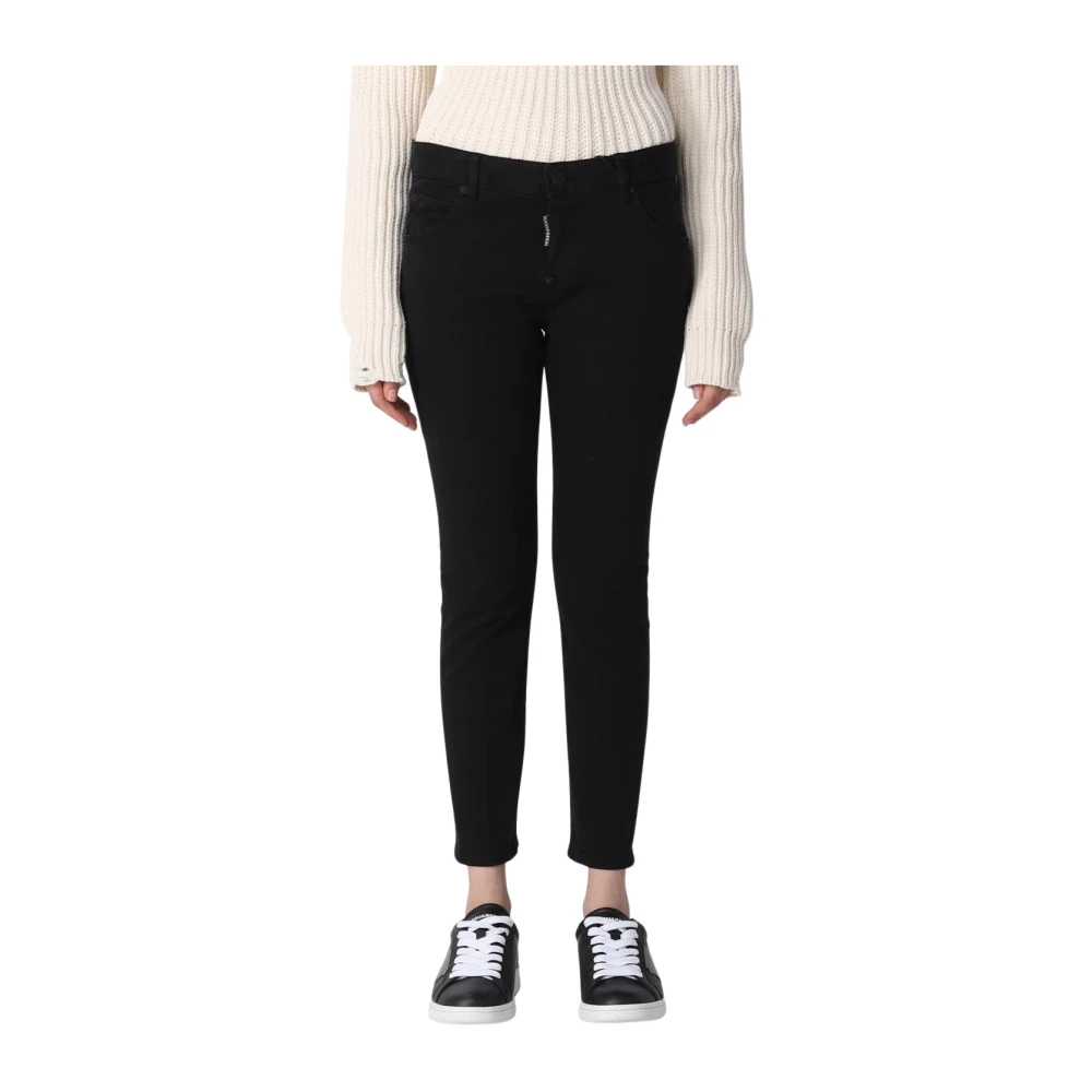 Dsquared2 Women's Black Skinny Jeans,, Denim Skinny Jeans Extra Small