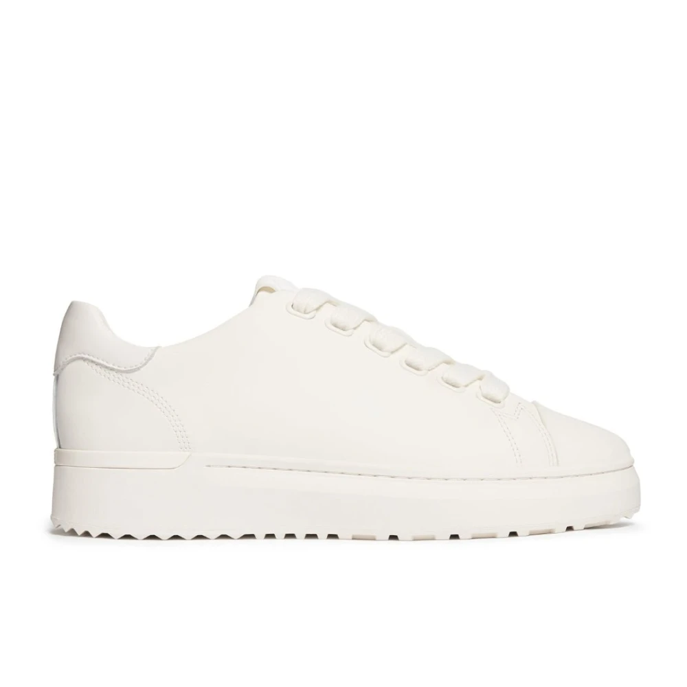 Mallet London Witte leren herensneakers Heren Schoenen