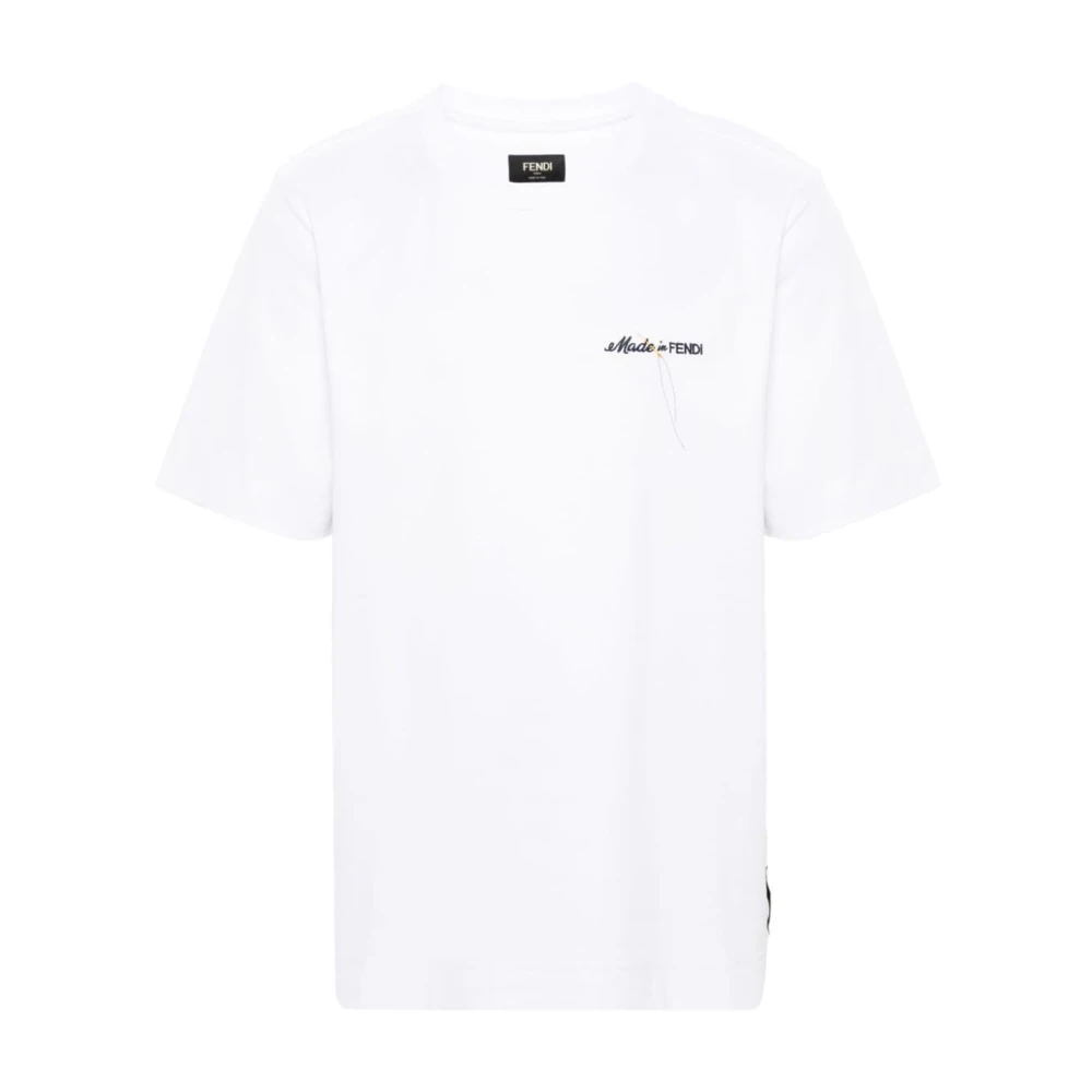 Fendi T-Shirts White Heren