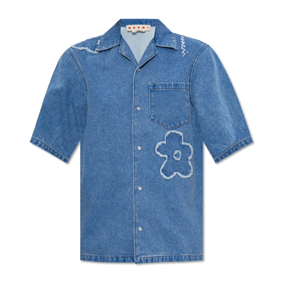 Blouses & Shirts > Denim Shirts - - Marni - Modalova