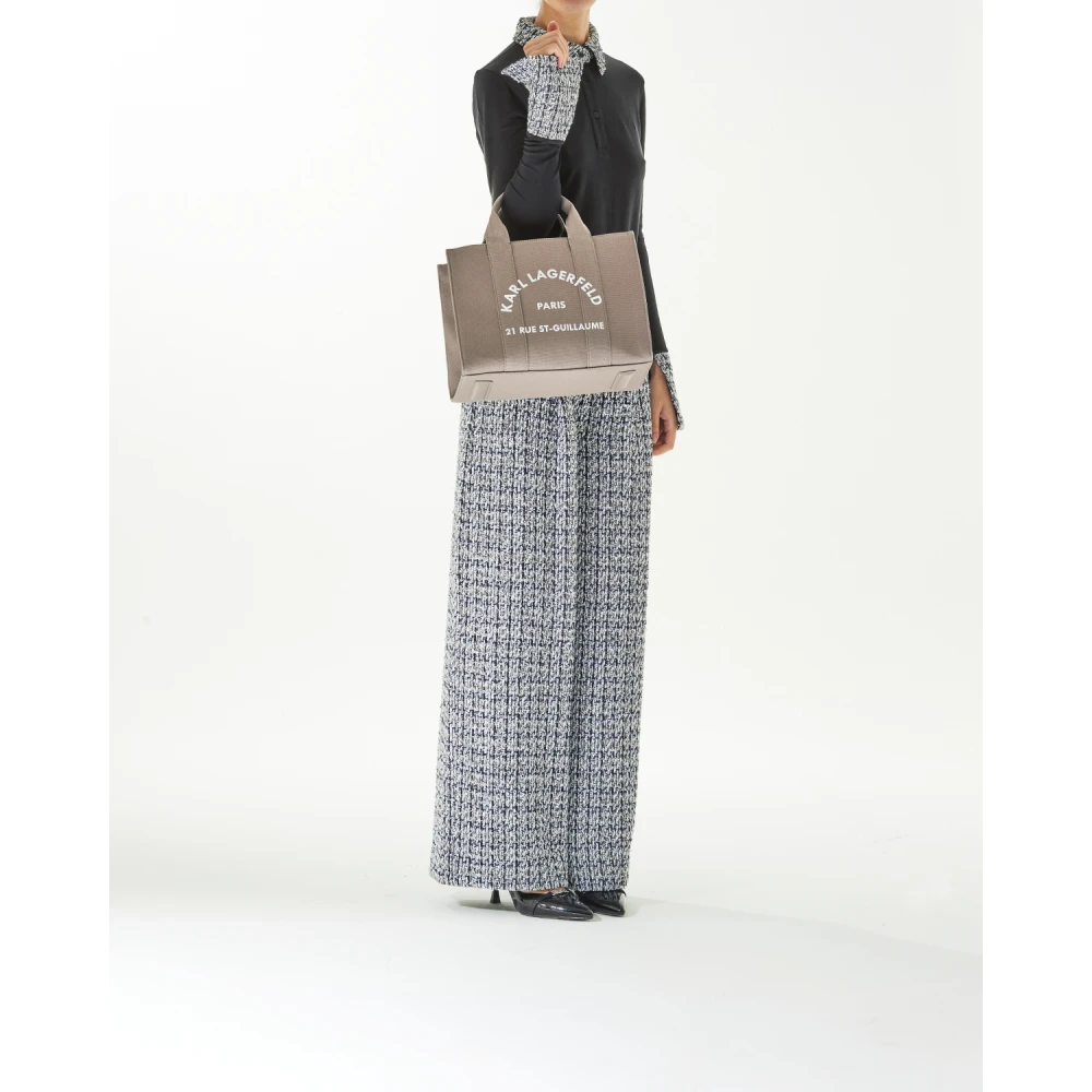 Karl Lagerfeld RSG Square Medium Tote Gray Dames