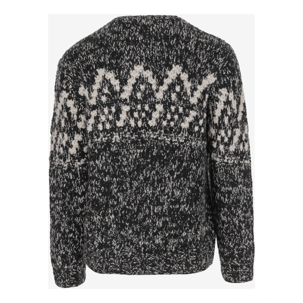 Woolrich Geometrisch Patroon Sweater door Todd Snyder Black Heren