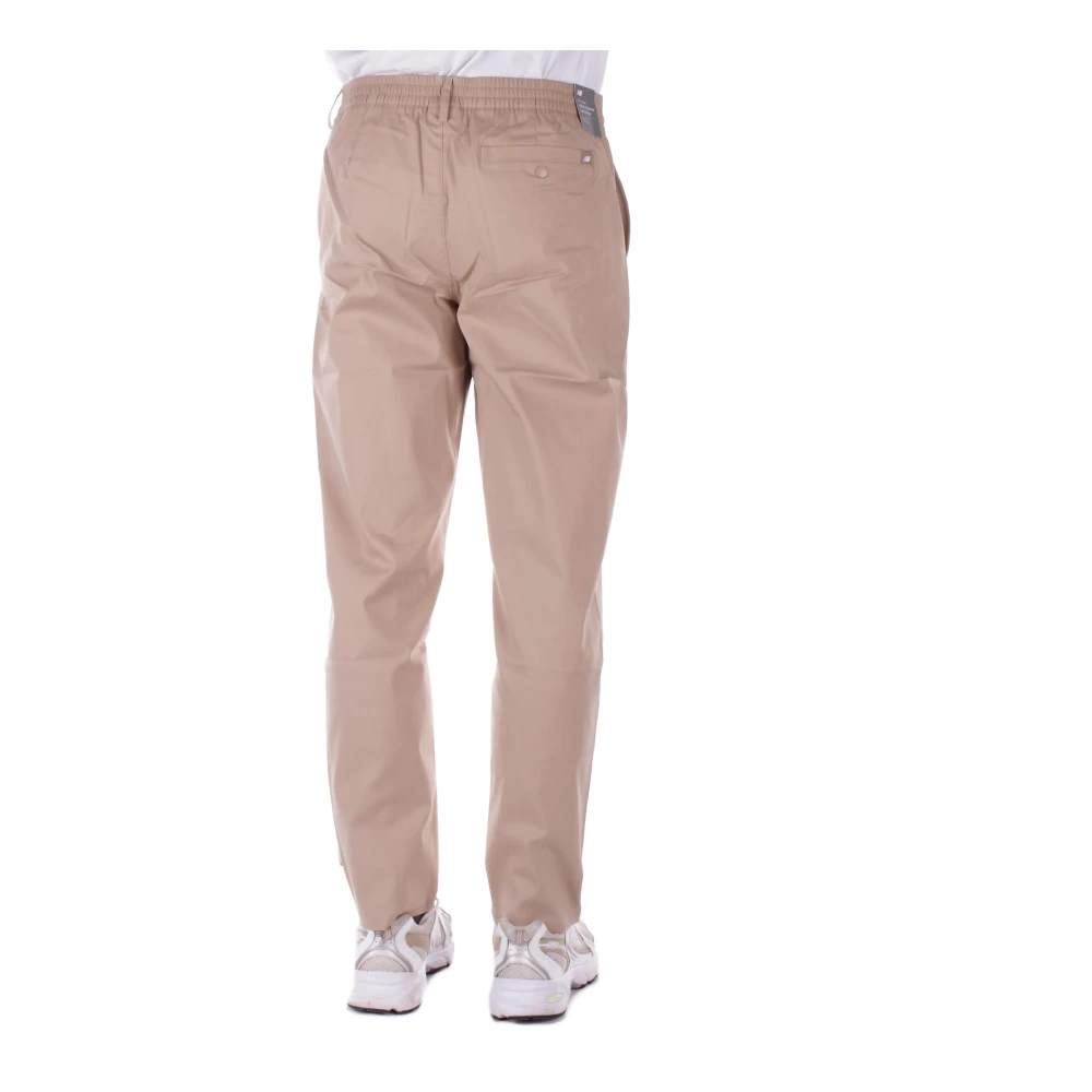 New Balance Beige Broek met Logoprint Beige Heren