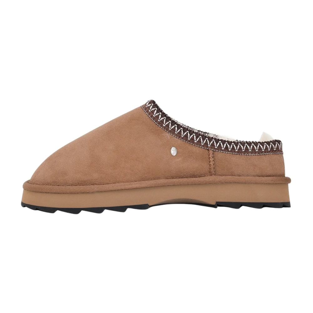 Emu Women's Brown Slippers, 6 Uk, Chic Sharky Scuff Winter Sandals