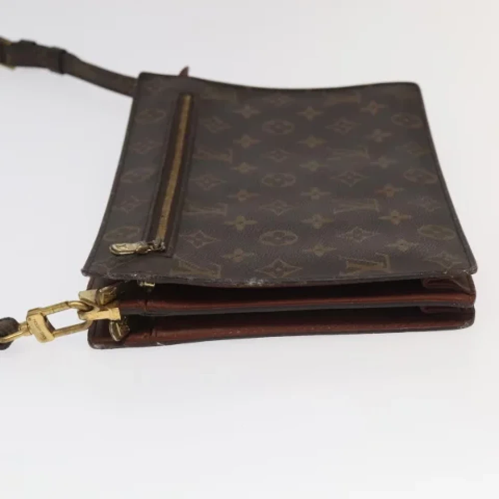 Louis Vuitton Vintage Pre-owned Canvas shoulder-bags Brown Dames