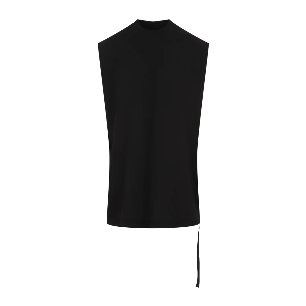 Rick Owens Zwarte Tarp T-Shirt Black Heren