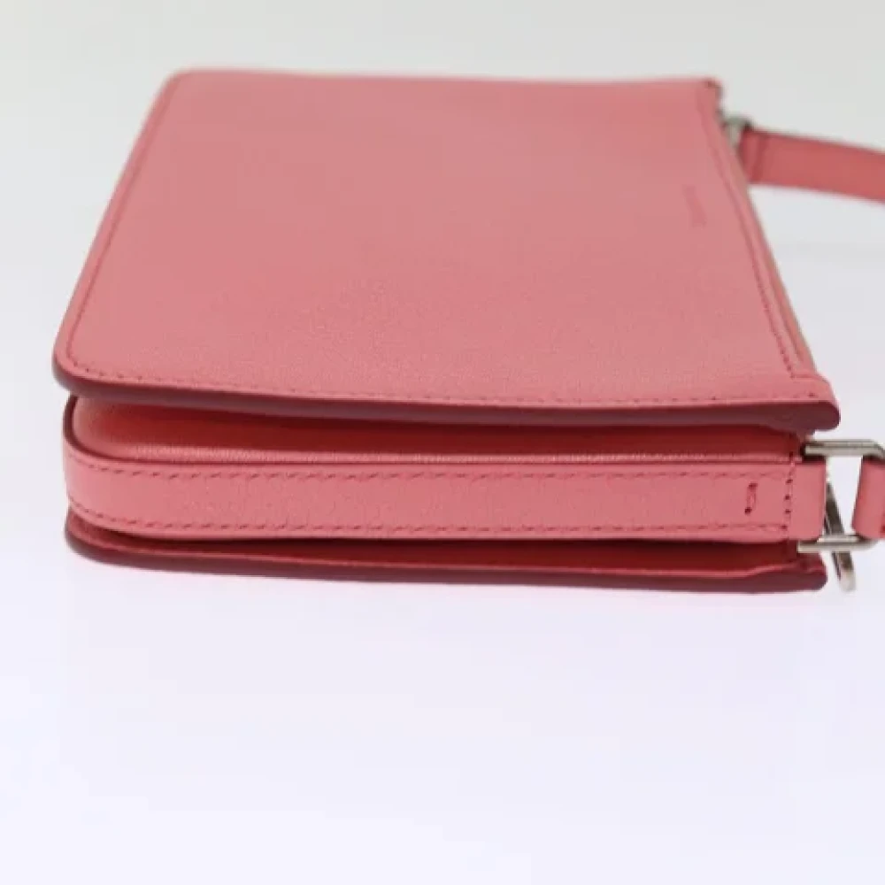 Burberry Vintage Pre-owned Leather shoulder-bags Pink Dames