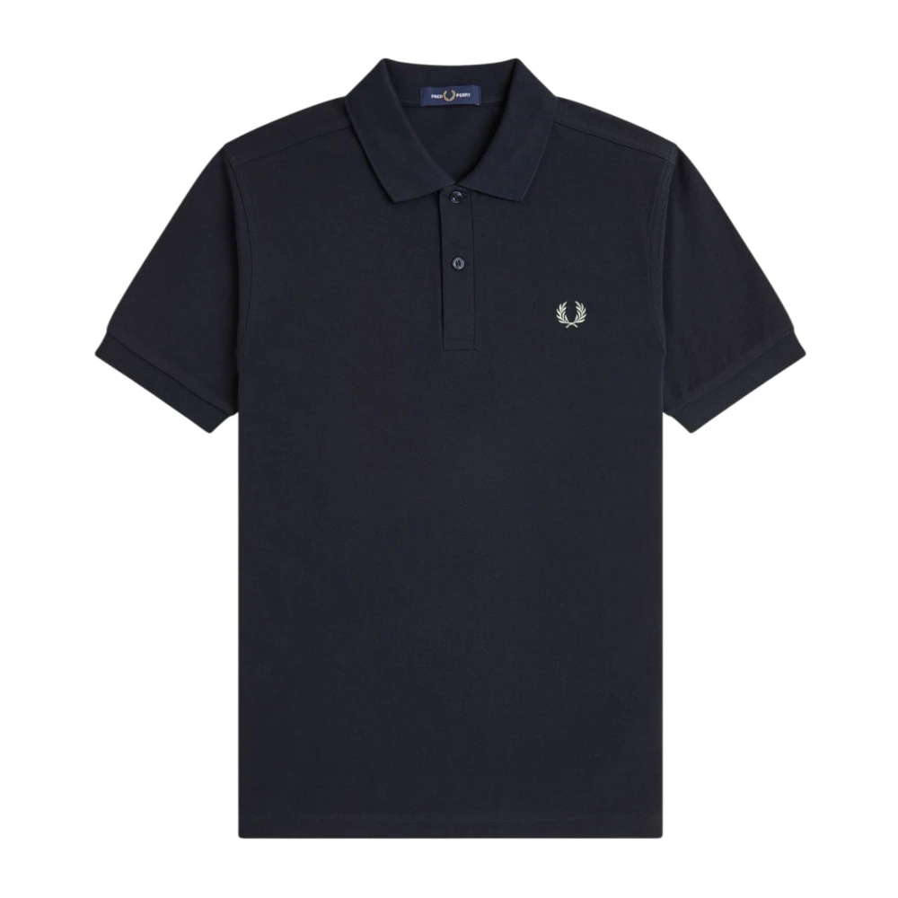Fred Perry Men's Blue Shirt M6000 - Polo Shirts - S - Tops