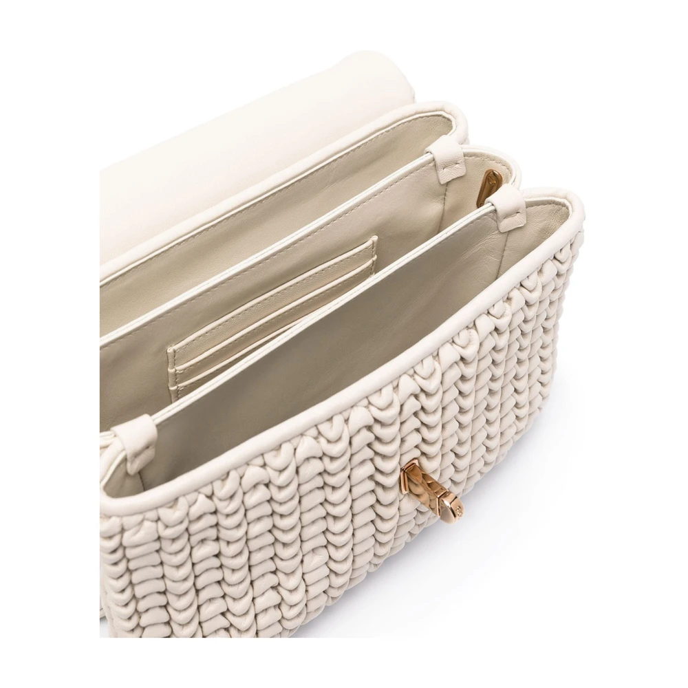 TOD'S Stijlvolle Schoudertas met Uniek Ontwerp White Dames