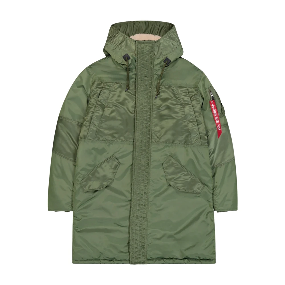 Alpha Industries Men's Green Parkas, M, Field Parka