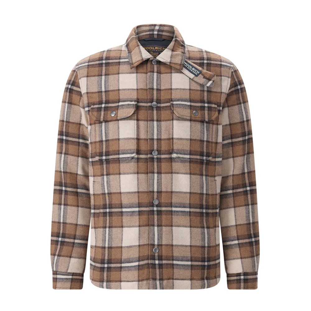 Woolrich Uomo Marrone - Camicia Giacca Check Alaskan - Jackets - L - Immagine 2