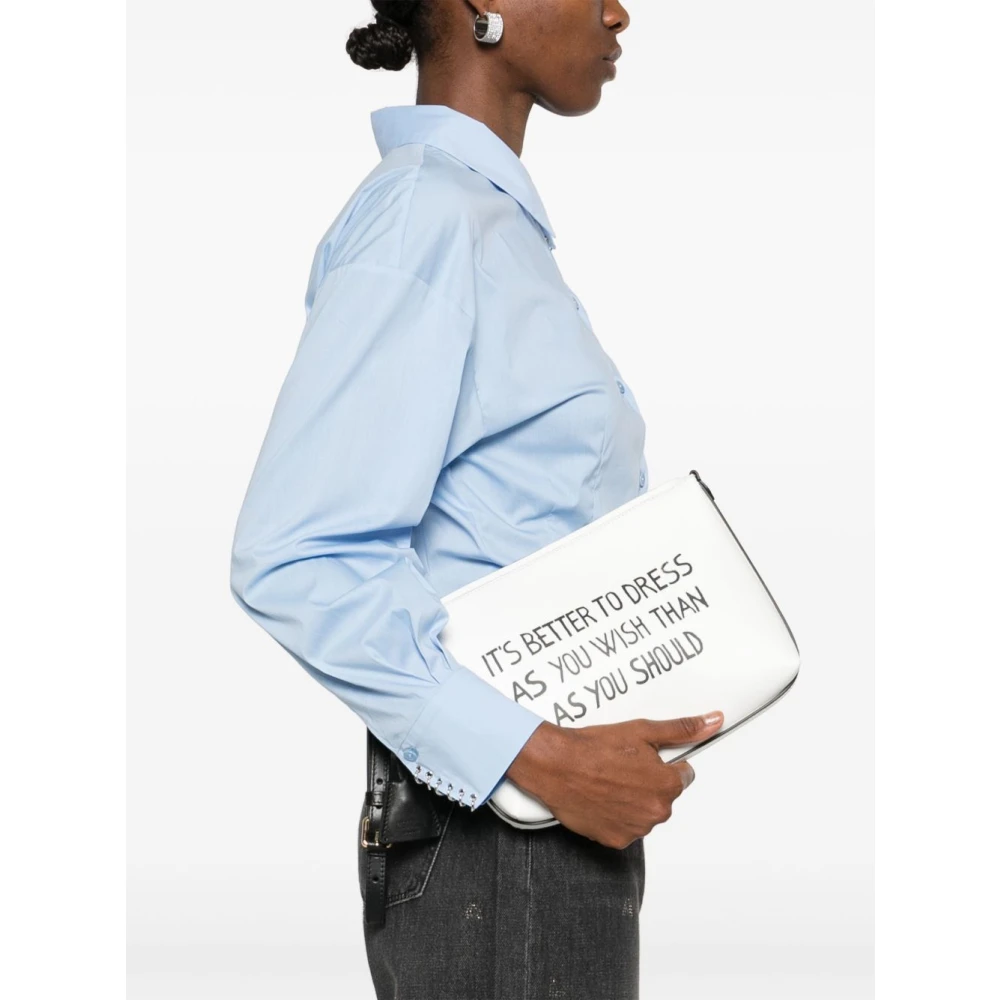 Moschino Witte Tassen Collectie White Dames