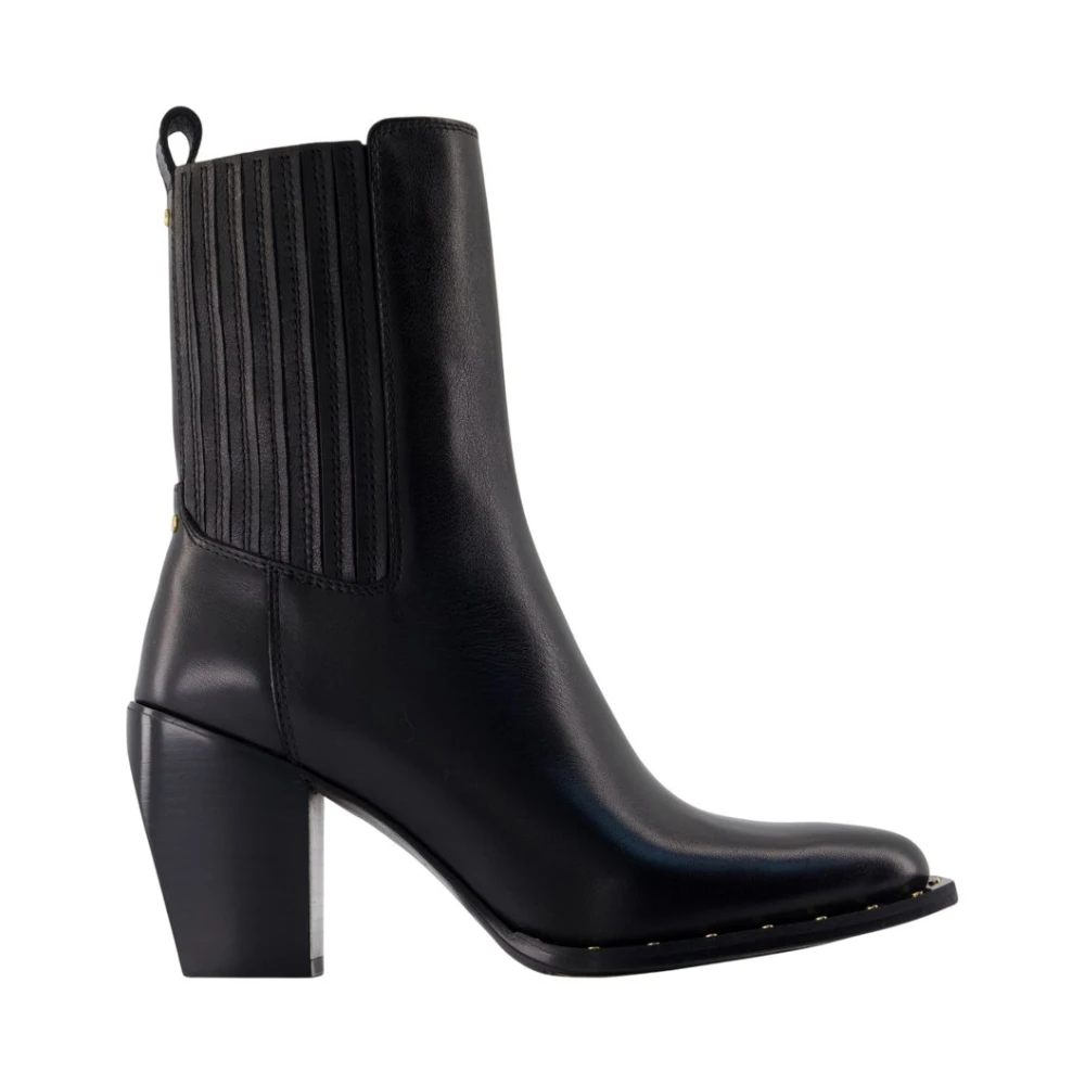 Golden Goose Women's Black Cowboy & Biker Boots, 4 Uk, Debbie New Ankle Boots