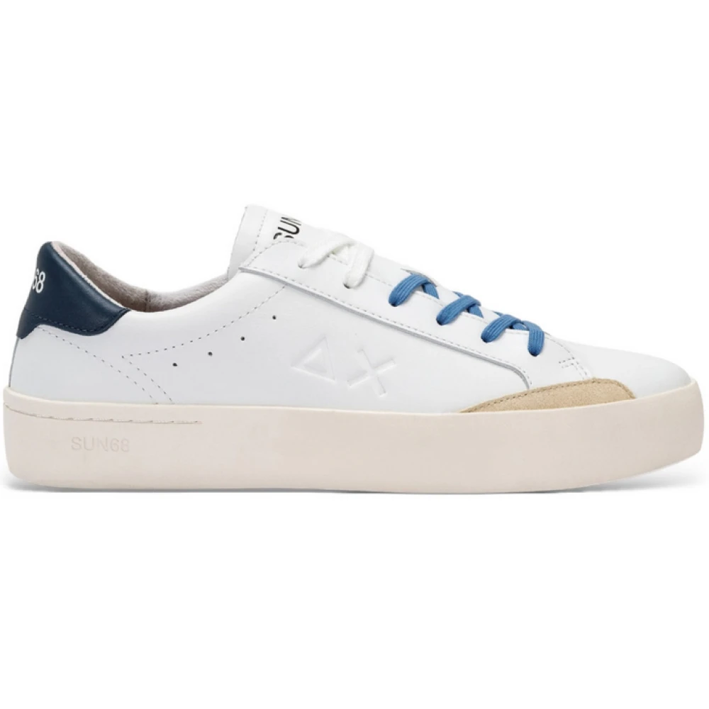 Sun68 Leren Street Schoenen Heren Schoenen Wit