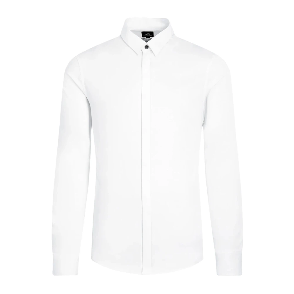Armani Exchange Men's White Formal Shirt