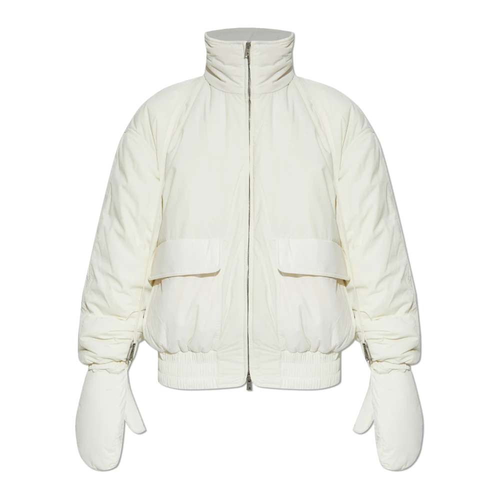 Golden Goose Donna Bianco - Giacca Con Guanti Attaccati - Jackets - M