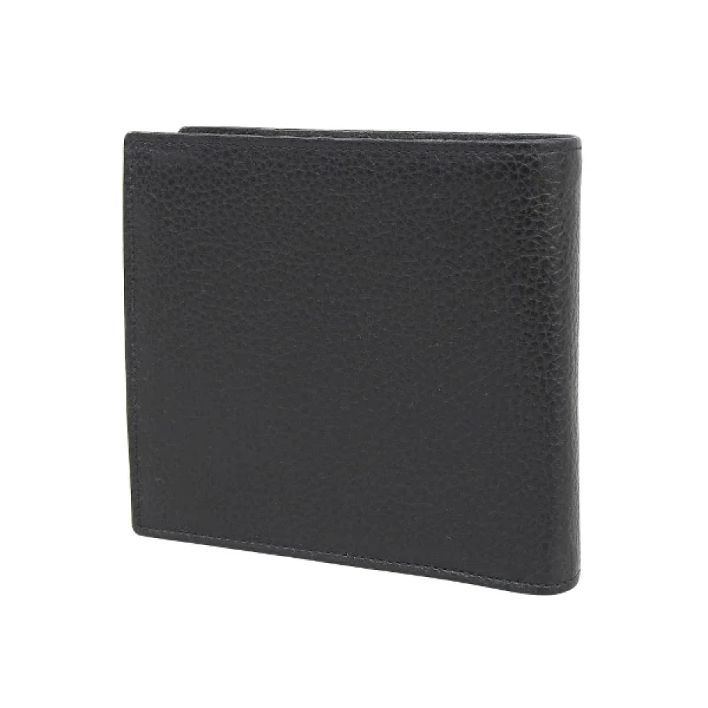 Bally Pre-owned Leather wallets Black Heren