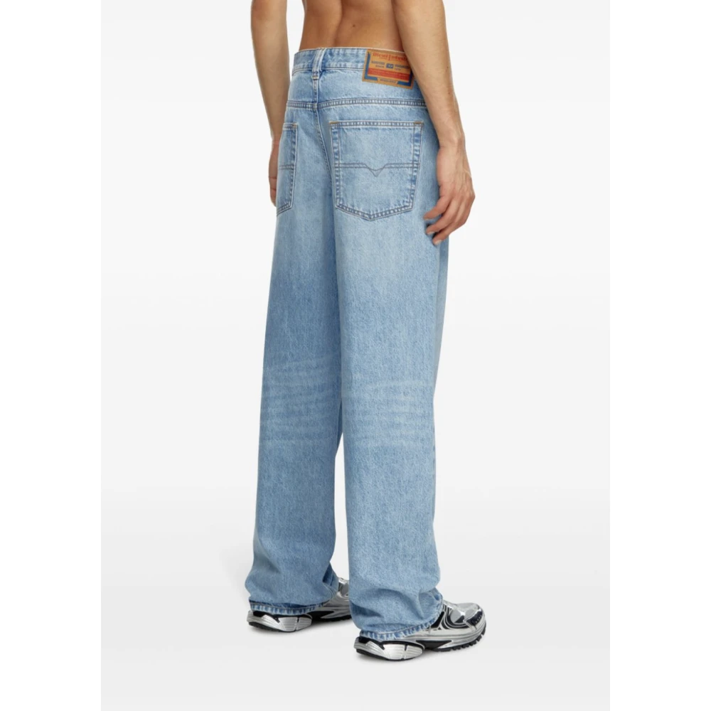Diesel Blauwe Denim Macro Broek Blue Heren