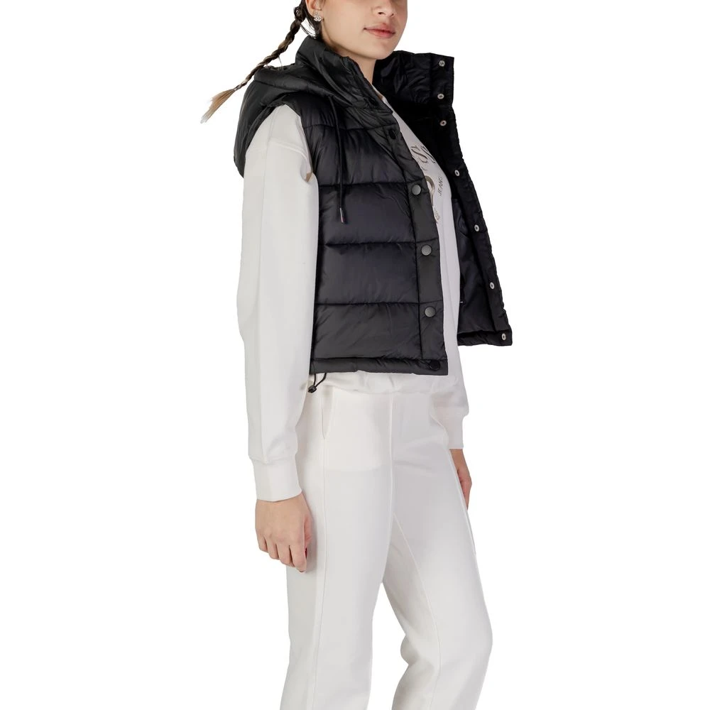 Guess Zwarte Polyester Jas & Mantel Black Dames