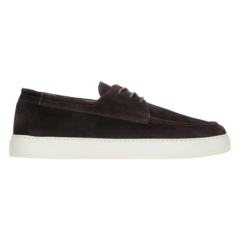 Estro Lace-Up Moccasins - Male - Loafers - Brown - 8 Uk - Shoes