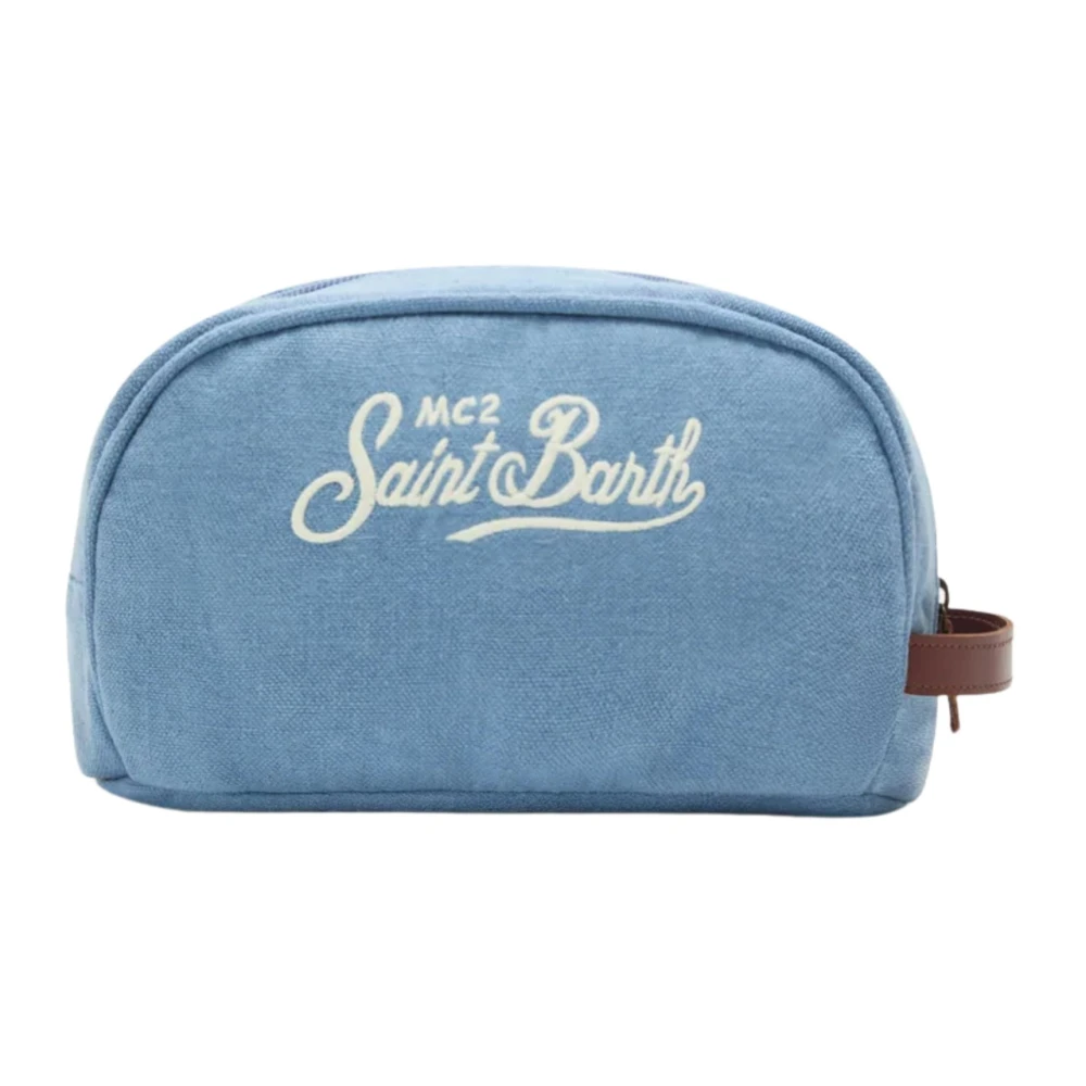Mc2 Saint Barth , Toilet Bags, Male, Blue, One Size, Westwood Beauty Case