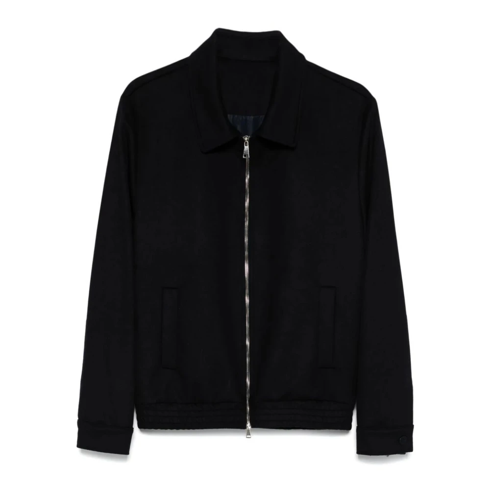 Costumein Blauwe Wol Kasjmier Jas Blue Heren