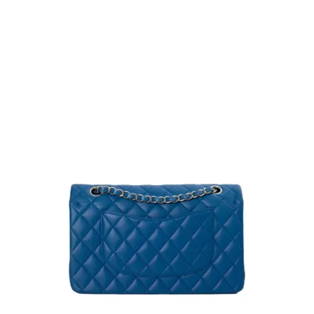 Chanel Vintage Pre-owned Leather chanel-bags Blue Dames