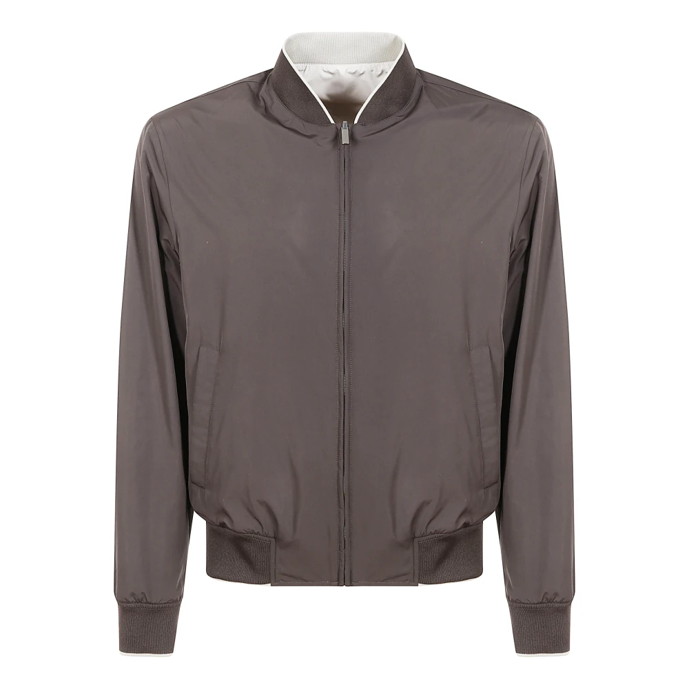 Jackets > Bomber Jackets - - Canali - Modalova