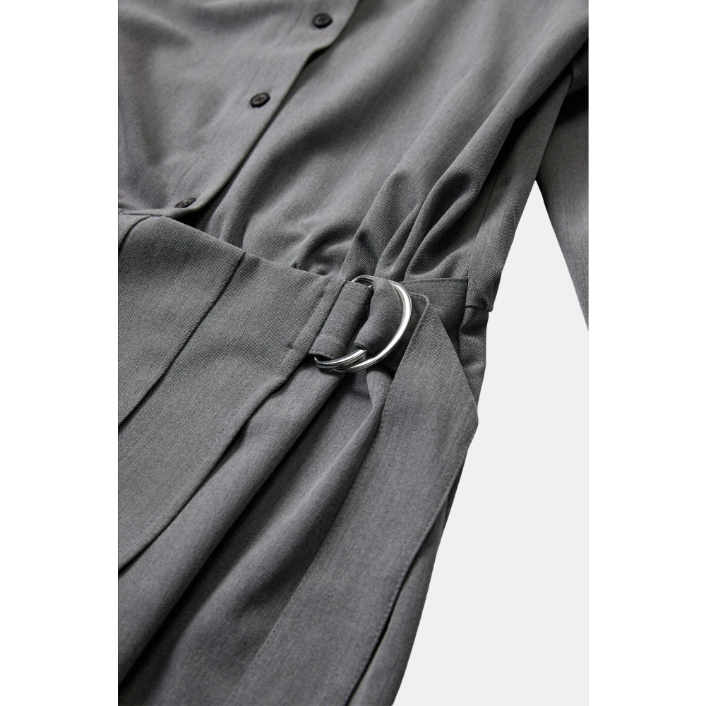 Designers Remix Tijdloze Plooi Jurk Gray Dames