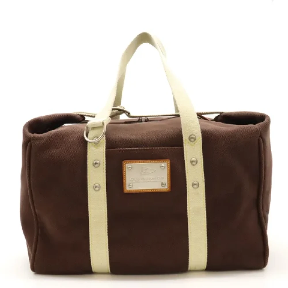 Louis Vuitton Vintage Pre-owned Canvas travel-bags Brown Dames