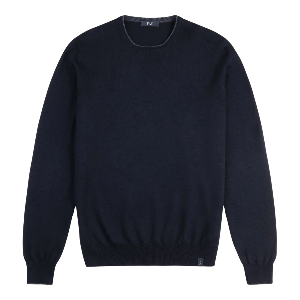 Knitwear > Round-neck Knitwear - - Fay - Modalova