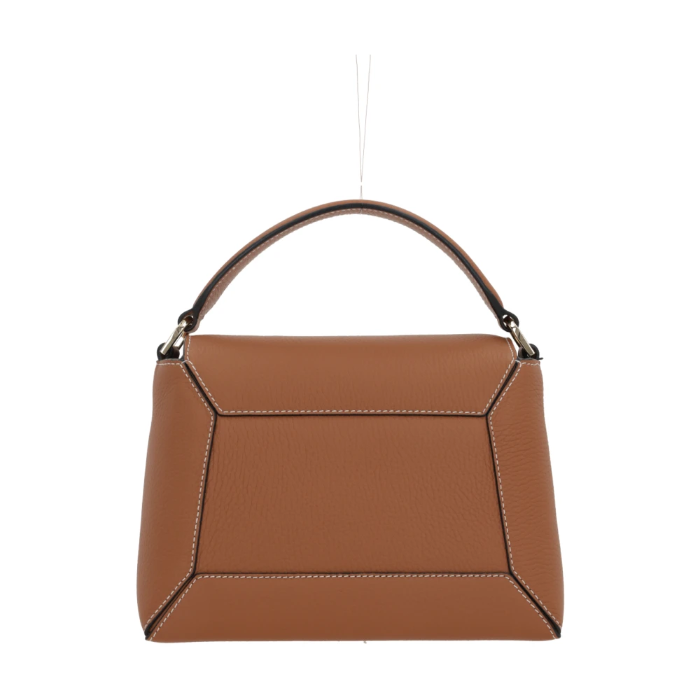 Strathberry Leren handtas met gouden hardware Brown Dames
