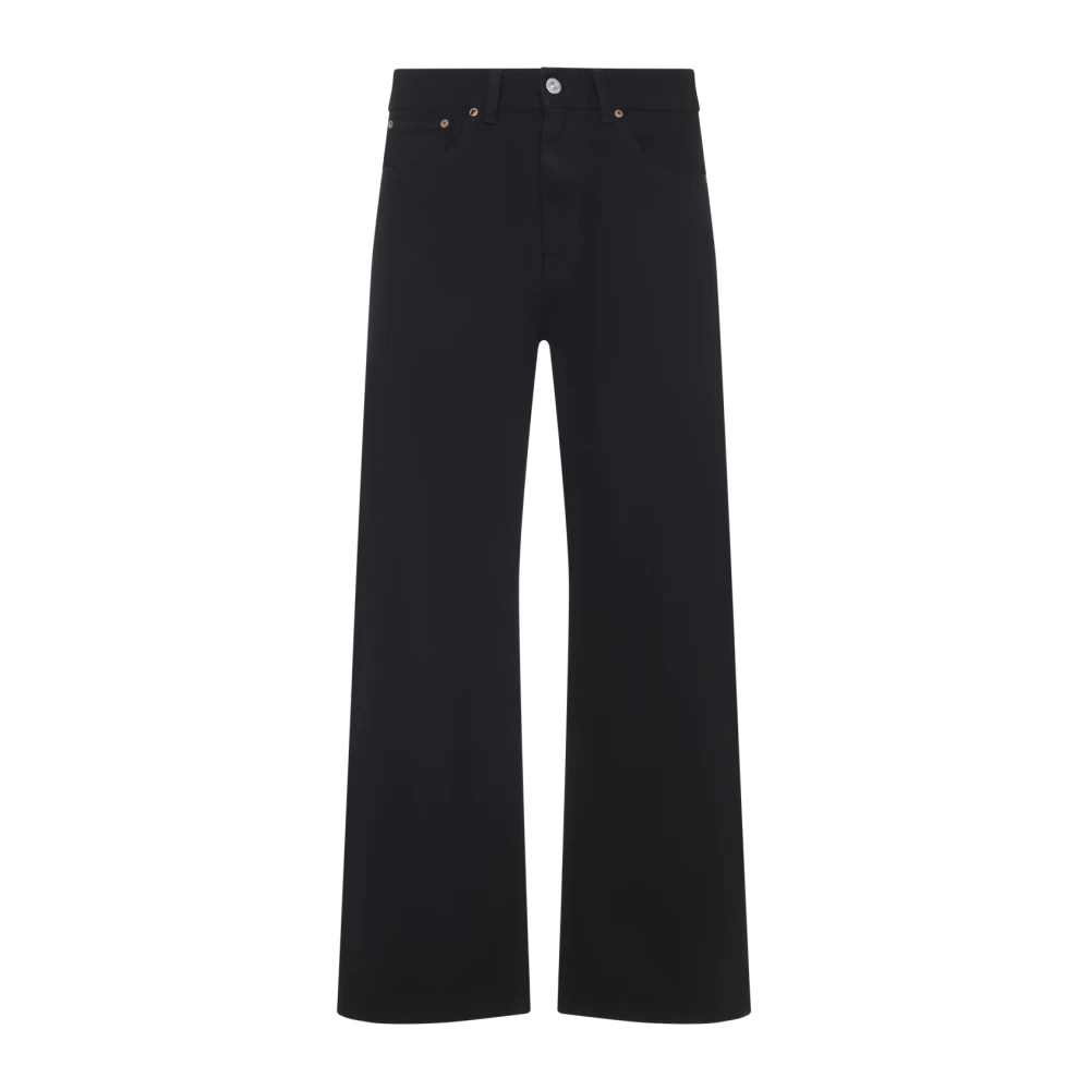 Our Legacy Black Wide Jeans, Male, W30, Jeans Classic Fit Cotton