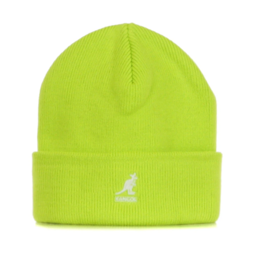 Kangol Geribbelde Wintermuts Bio Lime Green Heren