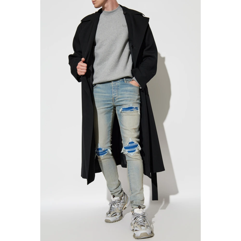 Amiri Sweatshirt met logo Gray Heren