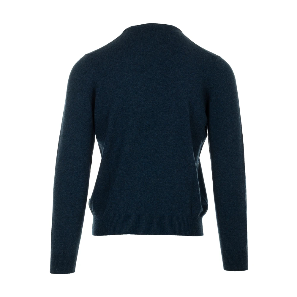 Gran Sasso Blauwe Trui Paricollo Blue Heren