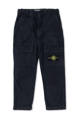 Jeans med logotypmärke