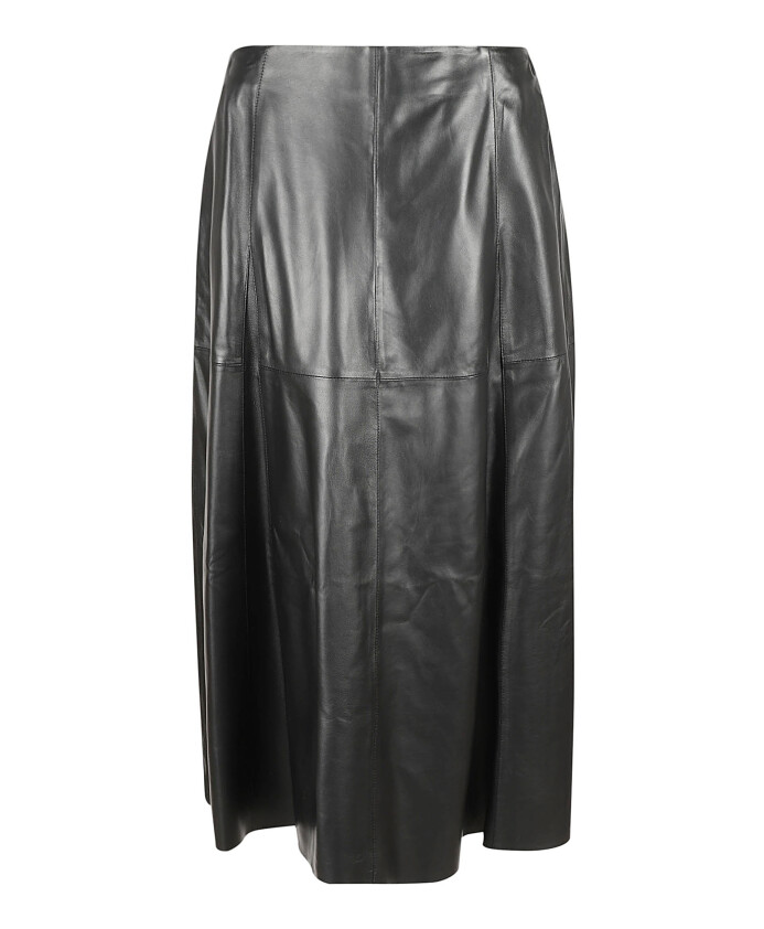 jupe-noire-en-cuir