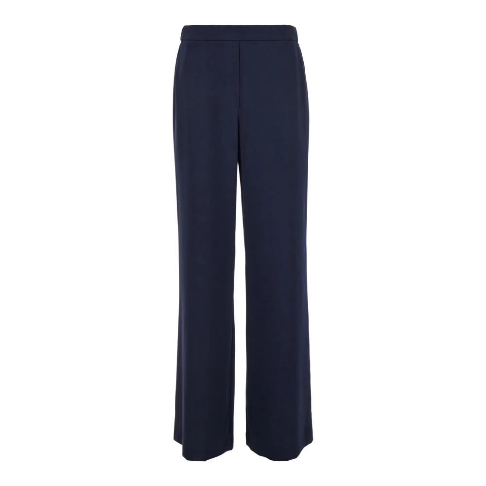 P.a.r.o.s.h. Blauwe Elastische Taille Tech Stof Broek Blue Dames