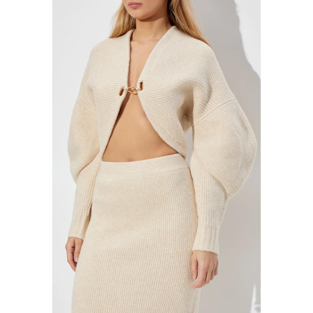 Cult Gaia Cardigan Devin Beige Dames
