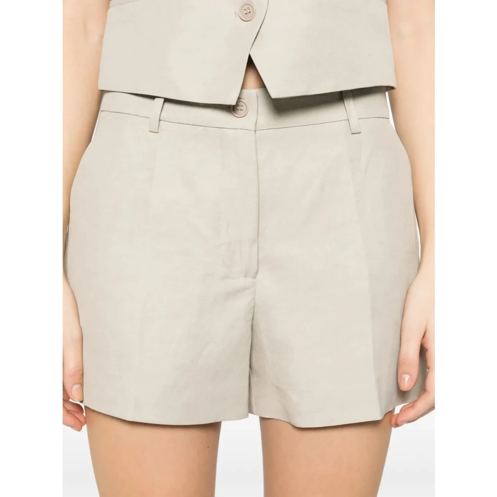 P.a.r.o.s.h. Denim Shorts met Stijl 038 Gray Dames
