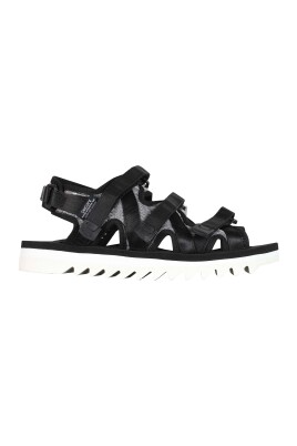 black-and-white-nylon-sandals