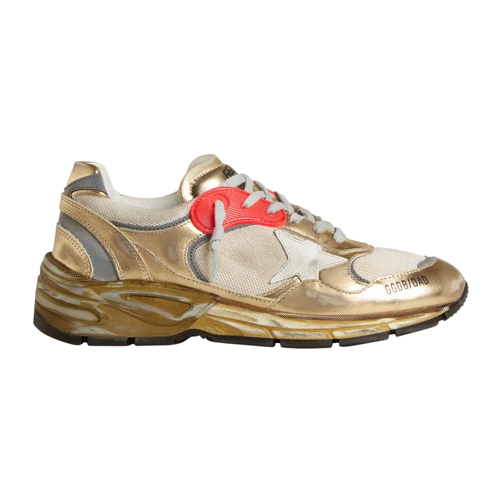 Golden Goose Gouden Hardloopschoenen Vintage Stijl Heren Schoenen Veelkleurig Multicolor