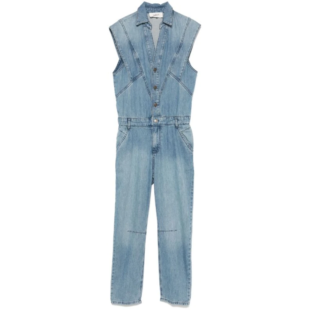 BA&SH Denim Gewassen Figo Mono Stijl Blue Dames