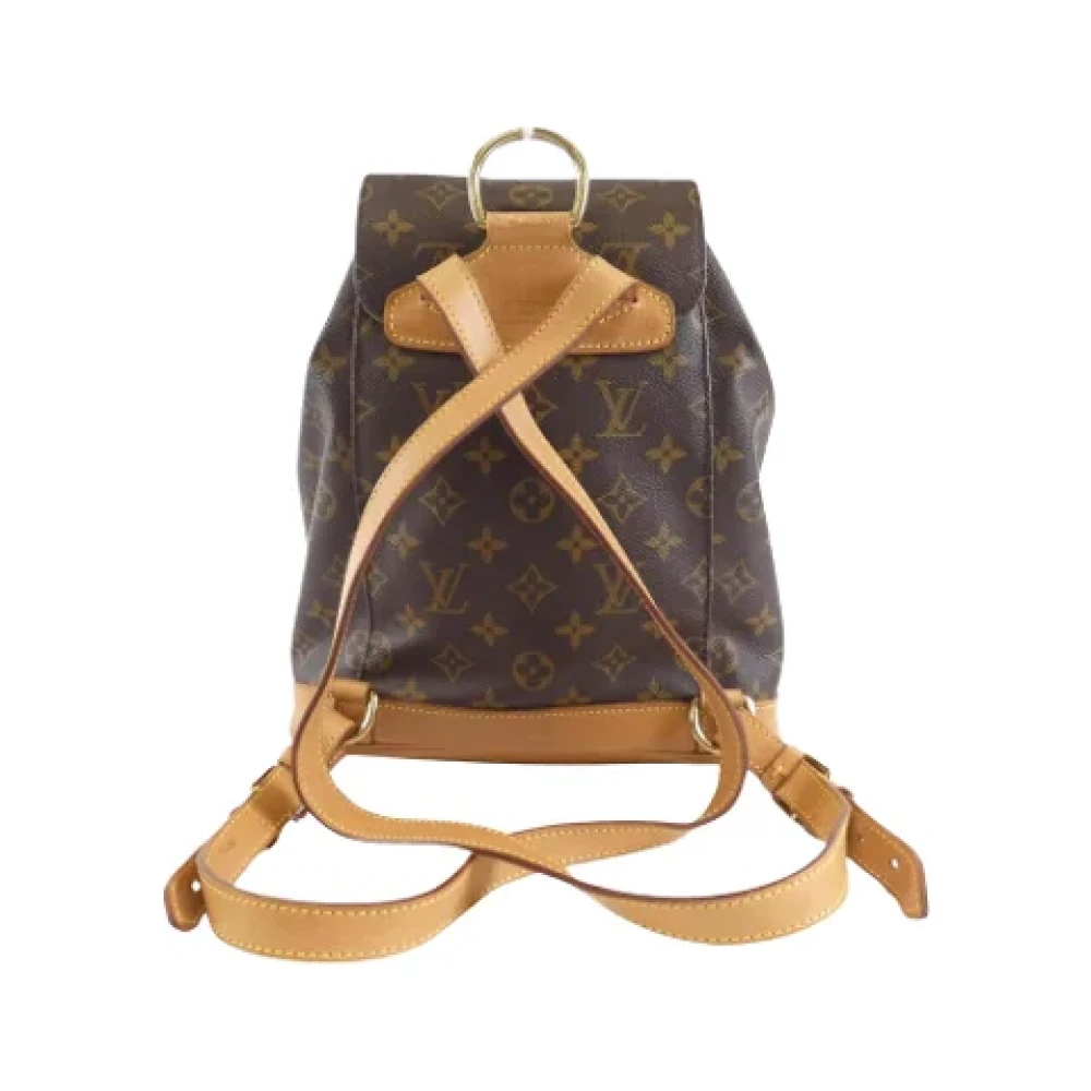 Louis Vuitton Vintage Pre-owned Canvas backpacks Brown Dames