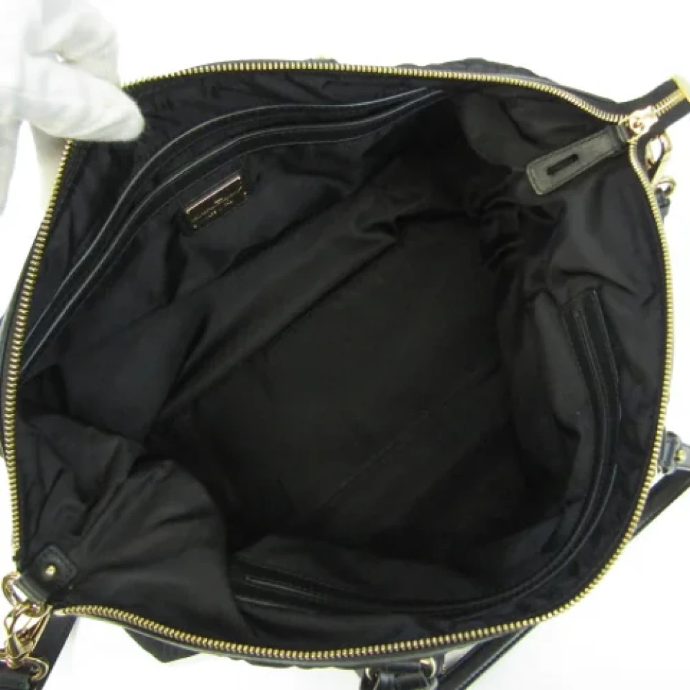Salvatore Ferragamo Pre-owned Canvas shoulder-bags Black Dames