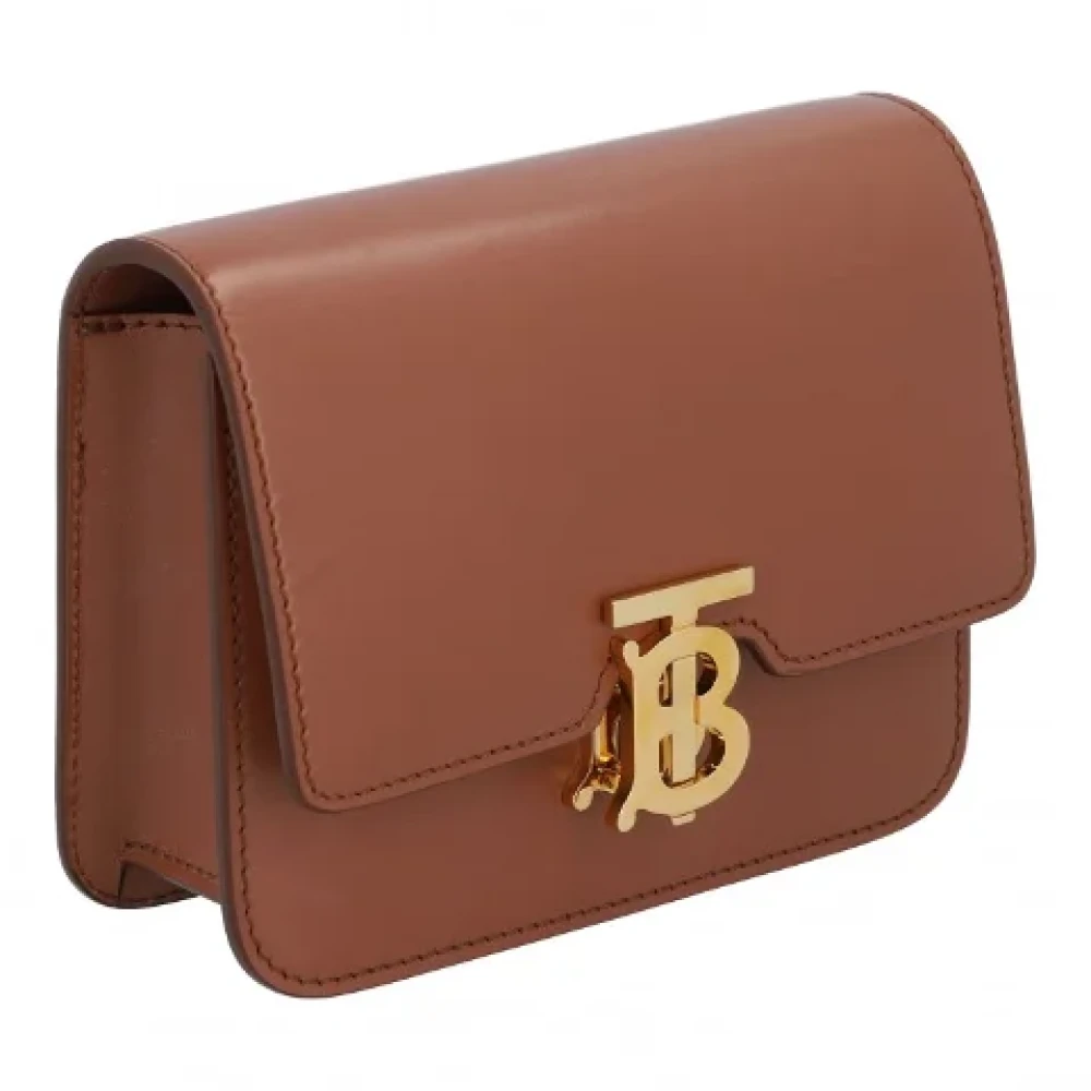 Burberry Vintage Pre-owned Canvas crossbody-bags Brown Dames