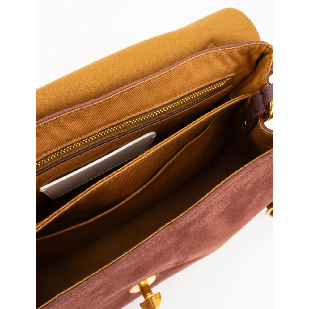 Zanellato Iconische Postina leren tas met draaislot Red Dames